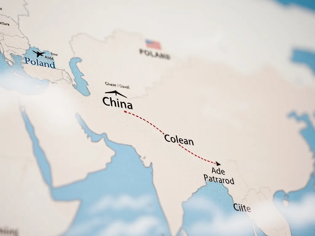 Ile leci samolot z Chin do Polski? Czas lotu i praktyczne informacje